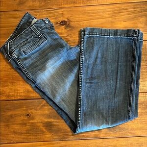 Ariat Women's Blue Flare & Wide Leg Jeans